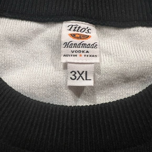 Titos Vodka Ugly Christmas Sweater Size 3XL Holiday Party Pullover Cozy Knit - Picture 4 of 5